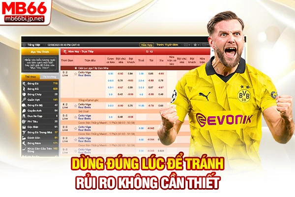 Dừng đúng lúc để tránh rủi ro không cần thiết