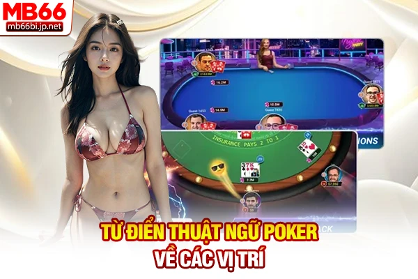 Từ điển thuật ngữ Poker về các vị trí